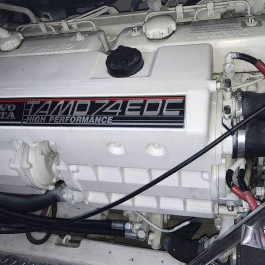 Twin Volvo TAMD75EDC 480 HP Diesel Engines
